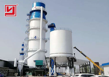 50tpd Nature Gas Lime Plant , Quicklime Vertical Shaft Kiln Plant Plc Control