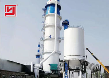 50tpd Nature Gas Lime Plant , Quicklime Vertical Shaft Kiln Plant Plc Control