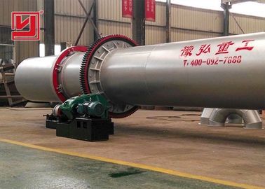 Industrial Rotary Drum Dryer Machine , Rotary Drying Equipment Energy Saving